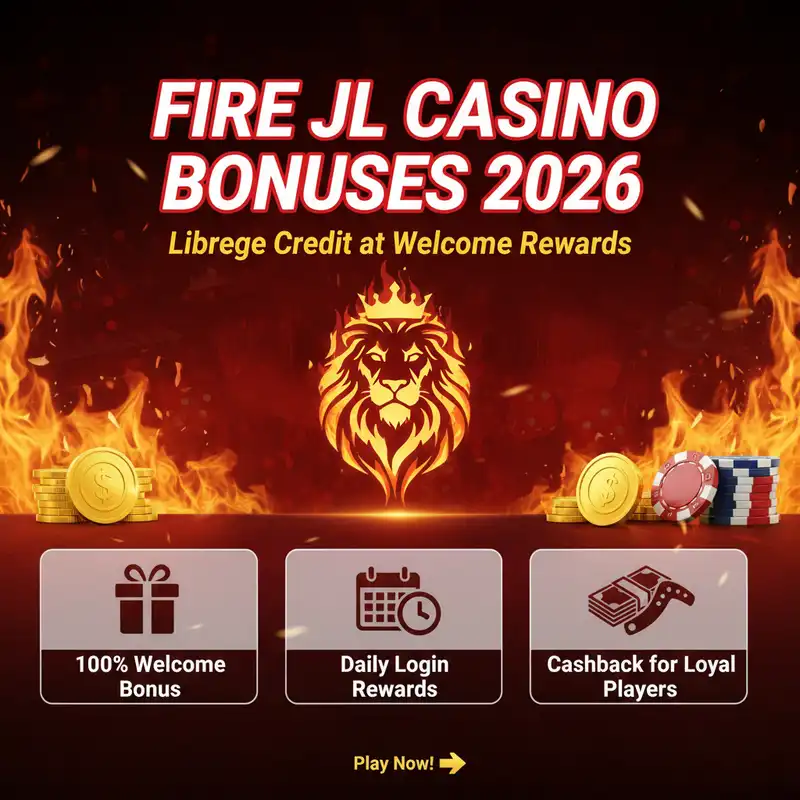 Fire JL Casino Bonuses 2026 Promosyon